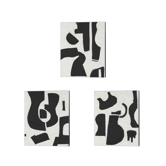 Great Art Now Six String by Rob Delamater 3 Piece Canvas Art Set Each 12"W x 15"H