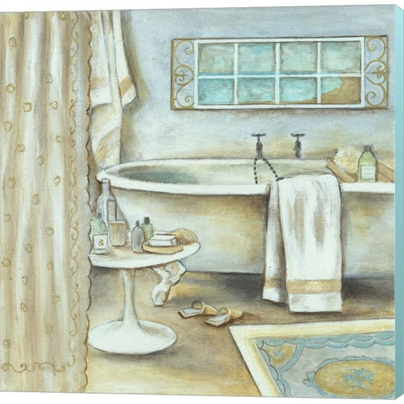 Great Art Now Soft Bath I by R. RIG, Canvas Wall Art, 12W x 12H