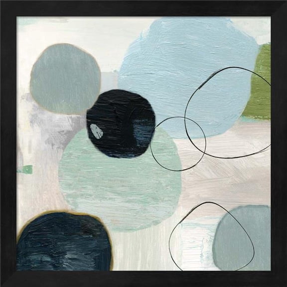 Great Art Now Soft Circle I by Tom Reeves Framed Wall Art 13"W x 13"H