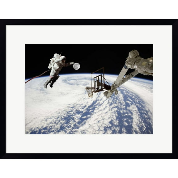 Great Art Now Spaceball (NASA) by Astrolabs, Framed Wall Art, 23W x 18H