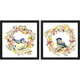thumbnail image 1 of Great Art Now Springtime Wreath & Bird by Emma Caroline, 2 Piece Framed Art Set Each 13"W x 13"H, 1 of 3