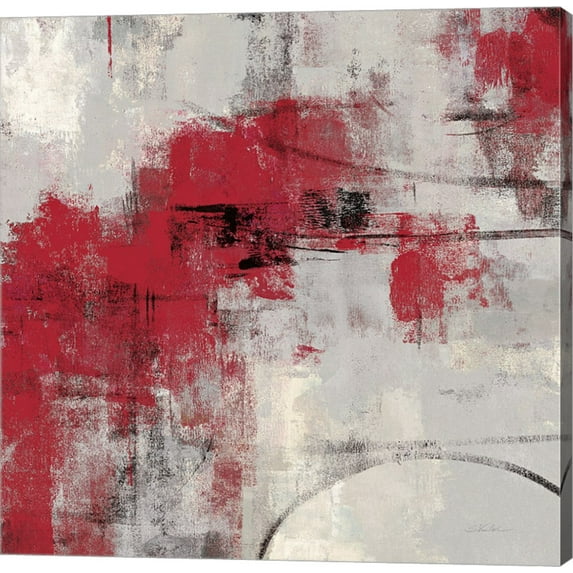 Great Art Now Stone Gardens II Red by Silvia Vassileva Canvas Wall Art