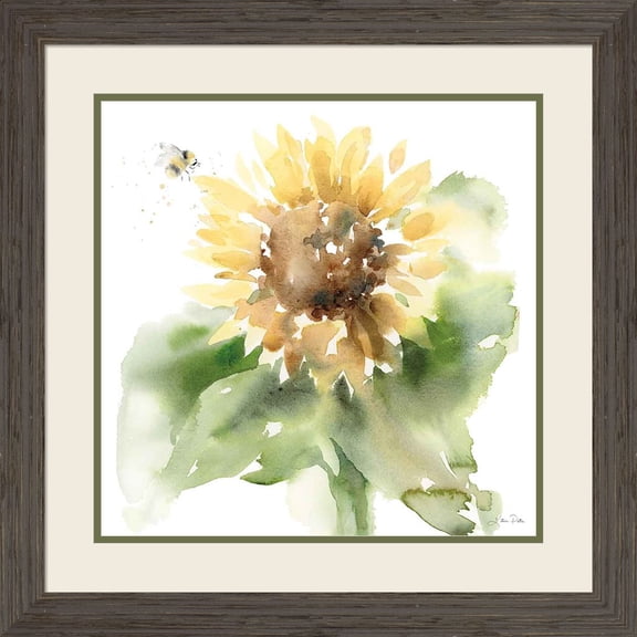 Great Art Now Sunflower Meadow III by Katrina Pete, Framed Wall Art, 23W x 23H