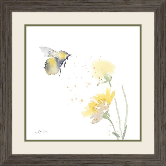 Great Art Now Sunflower Meadow IV by Katrina Pete, Framed Wall Art, 23W x 23H