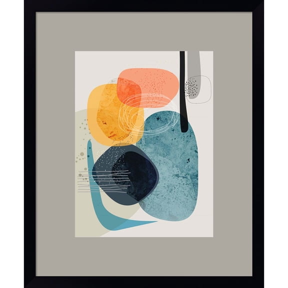 Great Art Now Tangled Rocks by Ishita Banerjee, Framed Wall Art, 15W x 18H