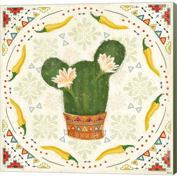 Great Art Now Tex Mex Fiesta IV by Veronique Charron, Canvas Wall Art, 12W x 12H