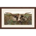 thumbnail image 1 of Great Art Now Texas Longhorn in Field by Stellar Design Studio, Framed Wall Art, 30.5W x 18.75H, Animals Art, 1 of 2