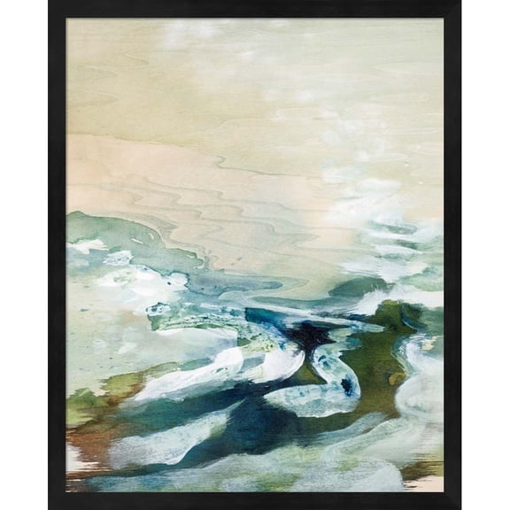 Great Art Now The Sound The Sea Makes by Tara Leaver, Framed Wall Art, 17.25W x 21.25H