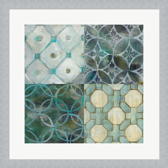 Great Art Now Tile Element 4 Up by Danhui Nai Framed Wall Art 20"W x 20"H