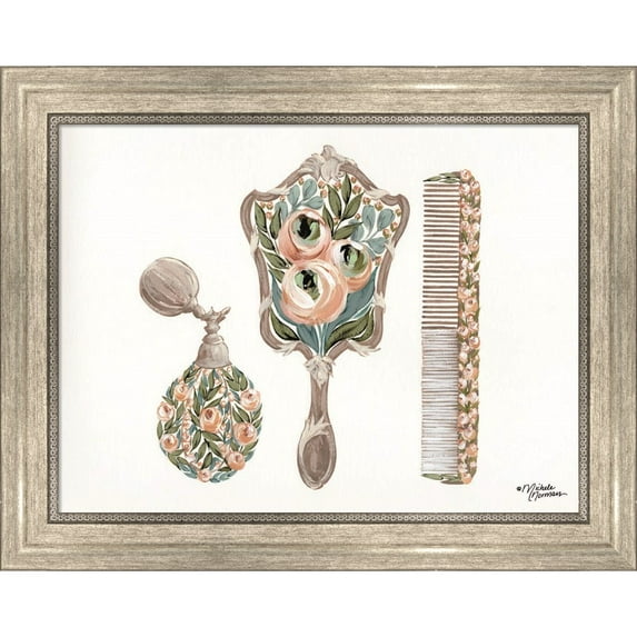 Great Art Now Vanity Set by Michele Norman, Framed Wall Art, 19W x 15H