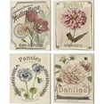 thumbnail image 1 of Great Art Now Vintage Seed Packets by Studio W 4 Piece Canvas Art Set Each 12"W x 15"H, 1 of 5