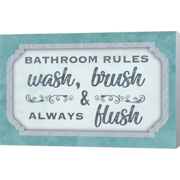 Great Art Now Wash Brush Flush by Marcus Prime, Canvas Wall Art, 18W x 12H