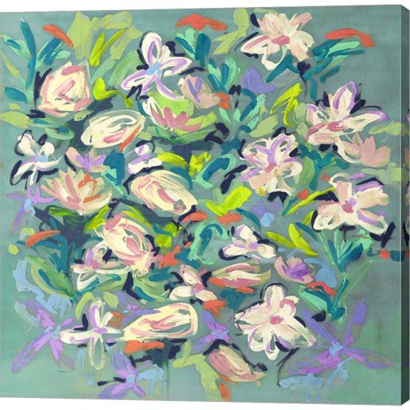 Great Art Now Waterlily Pond by Kelly Parr, Canvas Wall Art, 24W x 24H