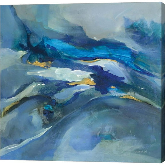 Great Art Now Waves of Color by Danhui Nai, Canvas Wall Art, 24W x 24H