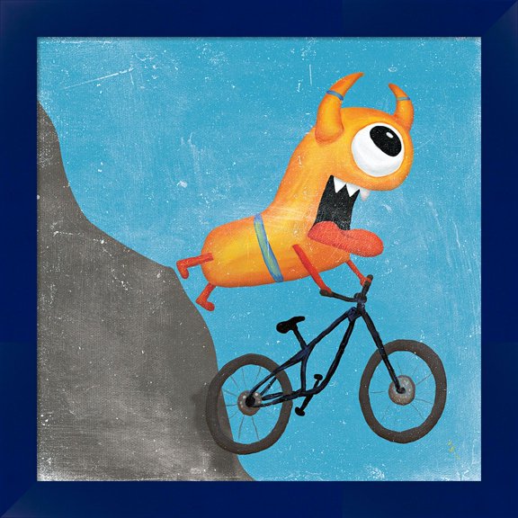 Great Art Now Xtreme Monsters I by Sarah Adams, Framed Wall Art, 14W x 14H