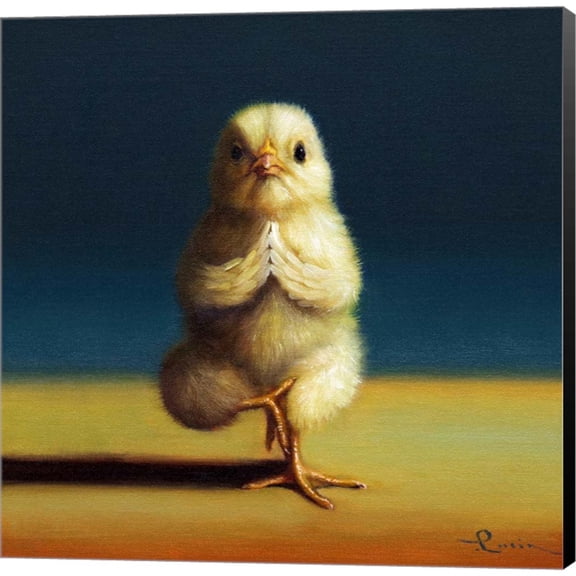 Great Art Now Yoga Chick Tree Pose by Lucia Heffernan, Canvas Wall Art, 12W x 12H