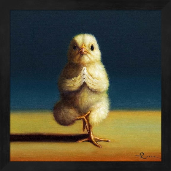 Great Art Now Yoga Chick Tree Pose by Lucia Heffernan, Framed Wall Art, 13.25W x 13.25H