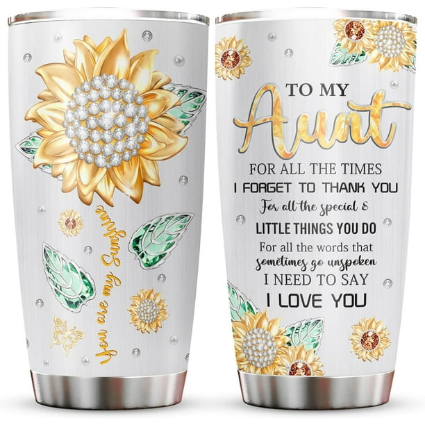 Great Aunt Gifts Tumblers 20oz Best Aunt Ever Gifts Coffee Mug