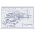 thumbnail image 1 of Great BIG Canvas | "301 Cypress Dr. Blueprint" Art Print - 48x32, 1 of 4