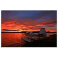 thumbnail image 1 of Great BIG Canvas | "A Float Plane Facing The Sunrise Over Teslin Lake, Yukon, Canada" Art Print - 48x32, 1 of 4