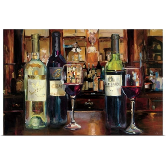 Great BIG Canvas | "A Reflection of Wine" Art Print - 24x16