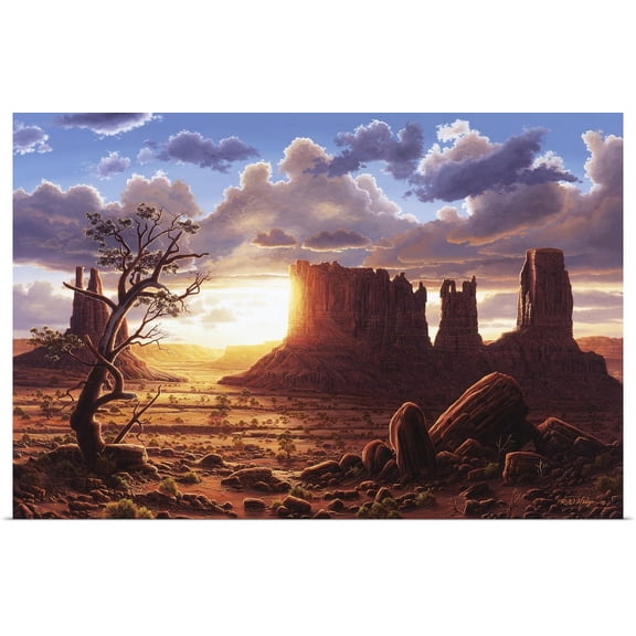 Great BIG Canvas | "A World Of Heaven" Art Print - 30x20