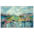 thumbnail image 1 of Great BIG Canvas | "Abstract Lakeside" Art Print - 36x24, 1 of 4