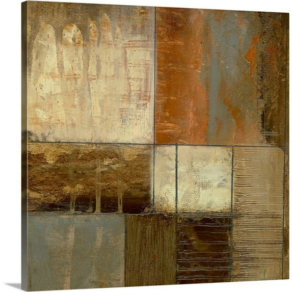 Great BIG Canvas Abstract Painting Rustic