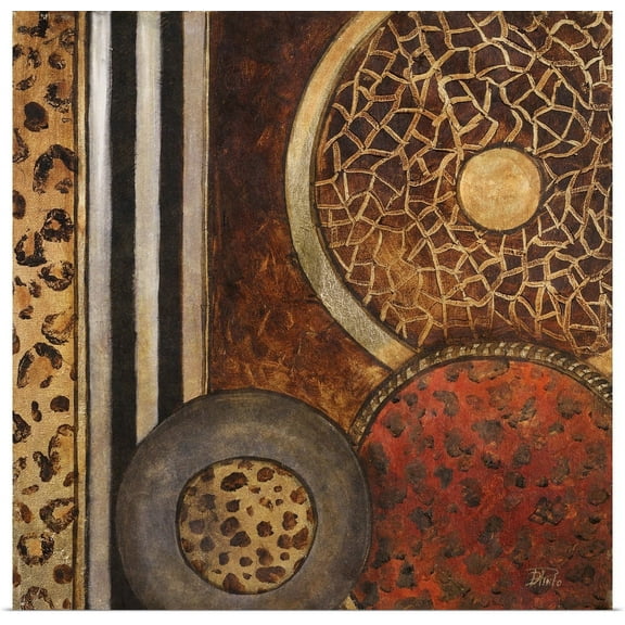 GBC | "African Circles I" Art Print - 30x30