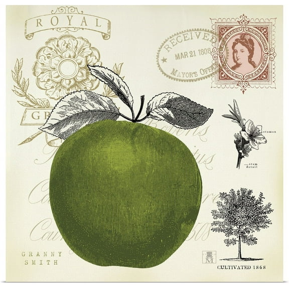 Great BIG Canvas | "Apple Notes" Art Print - 24x24