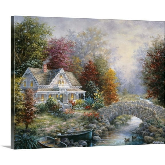 Great BIG Canvas Architecture Landscapes Painting Contemporary