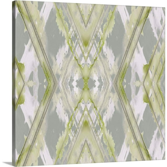 Great BIG Canvas | "Argyle Watercolor I" Canvas Wall Art - 16x16