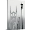 thumbnail image 1 of Great BIG Canvas | "BW Light on the Bridge III" Canvas Wall Art - 32x48, 1 of 2