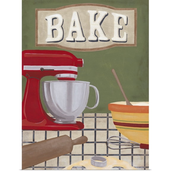 Great BIG Canvas | "Baker's Kitchen" Art Print - 18x24