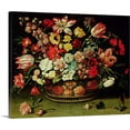 thumbnail image 1 of Great BIG Canvas | "Basket of Flowers" Canvas Wall Art - 20x16, 1 of 2