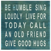 Great BIG Canvas | "Be Humble" Art Print - 16x16