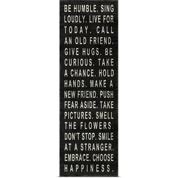Great BIG Canvas | "Be Humble" Art Print - 20x60