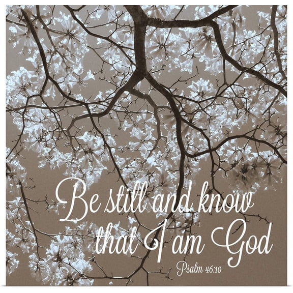 Great BIG Canvas | "Be Still" Art Print - 16x16