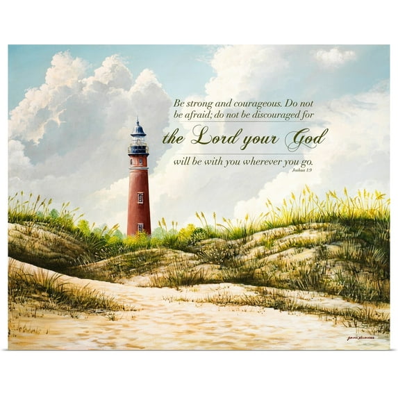 Great BIG Canvas | "Be Strong" Art Print - 30x24