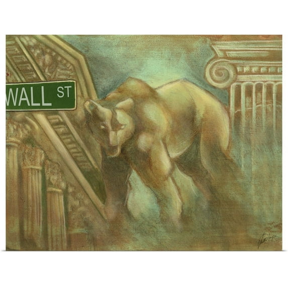 Great BIG Canvas | "Bear Market" Art Print - 30x24
