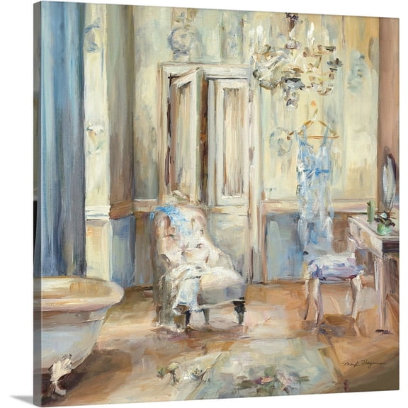 Great BIG Canvas | "Boudoir Bath II" Canvas Wall Art - 20x20