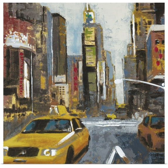 Great BIG Canvas | "Bright Lights, Big City II" Art Print - 20x20