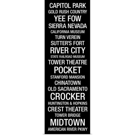 Great BIG Canvas | "Bus Roll: Sacramento, California" Art Print - 20x60