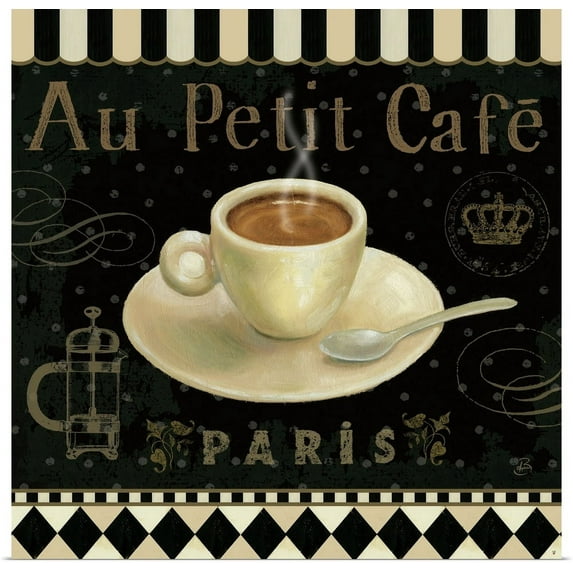 Great BIG Canvas | "Cafe Parisien II" Art Print - 30x30