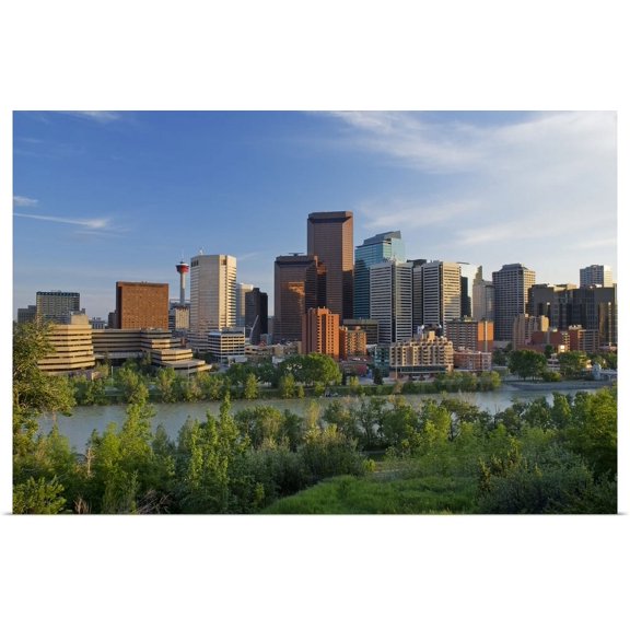 Great BIG Canvas | "Calgary, Alberta, Canada" Art Print - 30x20
