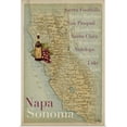 thumbnail image 1 of Great BIG Canvas | "California Wine Map" Art Print - 20x30, 1 of 4