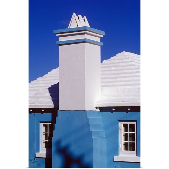 Great BIG Canvas | "Caribbean, Bermuda, City of Hamilton, turn-of-the-century buildings" Art Print - 24x36