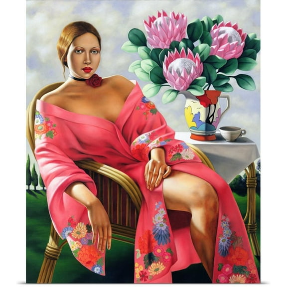 Great BIG Canvas Catherine Abel Poster Print entitled Tea, Late Afternoon