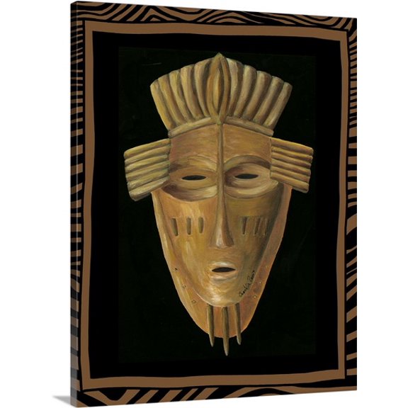 Great BIG Canvas | Chariklia Zarris Premium Thick-Wrap Canvas entitled African Mask I