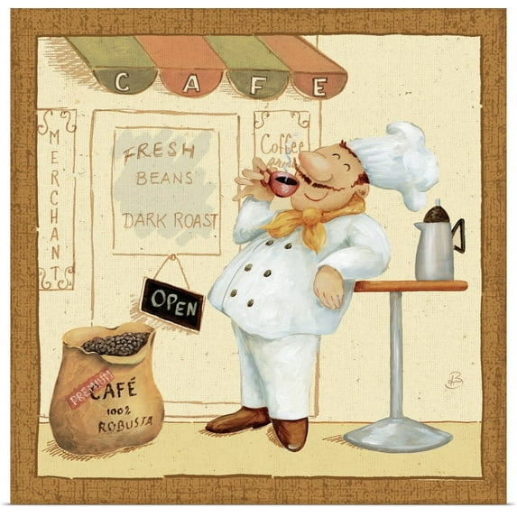 Great BIG Canvas | "Chef's Market IV" Art Print - 24x24